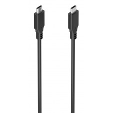AISENS Cable USB 3.2 Gen2x2 20Gbps 8K@30Hz 5A 100W E-Marker, Tipo USB-C/M-USB-C/M, Negro, 3.0m