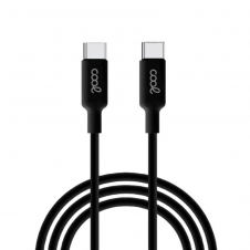 COOL CABLE USB COMPATIBLE UNIVERSAL TIPO-C A TIPO-C (1 METRO) NEGRO 3 AMP