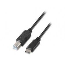 Cable Aisens Usb-c/m A Usb-b/m 2m Negro