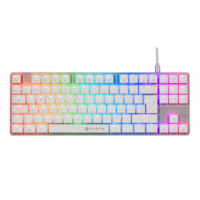 TECLADO NACEB NA-0971 SLIM MECÁNICO GAMER RGB 95% 88 TECLAS RED