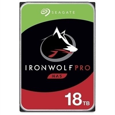 Disco duro interno hdd seagate ironwolf pro nas st18000ne000 18tb 3.5 pulgadas 7200rpm - 256mb - sata 6gb - s
