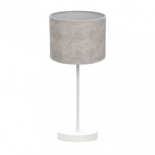 Sobremesa Jerte 1xe14 Blanco/cemento Gris 42x17x17 Cm