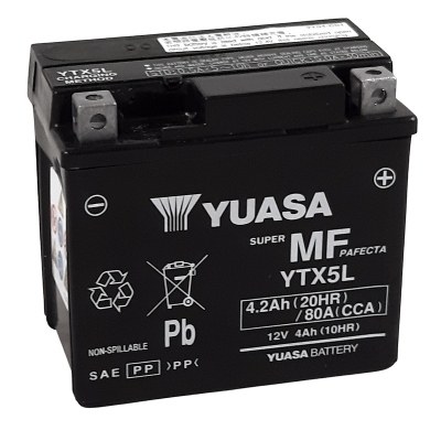 Batería Yuasa W/C YTX5L (FA) YTX5L