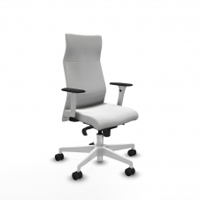 Piqueras y Crespo Albacete direcci?n sincro bali blanco brazos 1D blancos base blanca ruedas 65 nailon