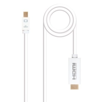Cable MiniDisplayPort a HDMI BLANCO 2m