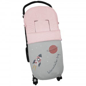 2024 Saco Silla Cohete Dydados London Estampado Pelo Rosa