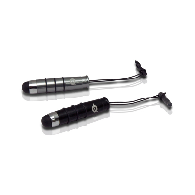 CSTYLUSMINI2P lápiz digital 11 g Negro, Plata