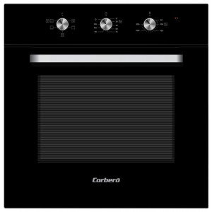 Horno convencional Corberó CCHM606N, 70 litros, 4 programas, hidrólisis, clase A, cristal negro