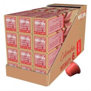 Pack de 12 cajas NESPRESSO NESCAFE COLOMBIA DESC, 10 unidades por caja, 120 cápsulas en total