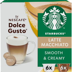 Estuche de cápsulas de café Dolce Gusto 12539223 STARBU.LATTE MACCH 12 cápsulas