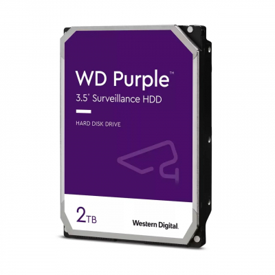Disco Duro Western Digital WD Purple Surveillance 2TB/ 3.5/ SATA III/ 64MB