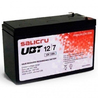 Batería Salicru UBT 12/7 V2 compatible con SAI Salicru según especificaciones