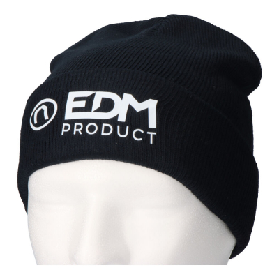 *merchandising* gorro de punto de invierno azul marino edm