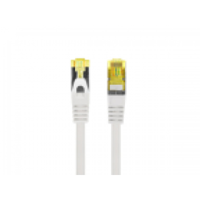 CABLE RED LANBERG LATIGUILLO CAT.6A S/FTP LSZH CU 0.5M GRIS FLUKE PASSED