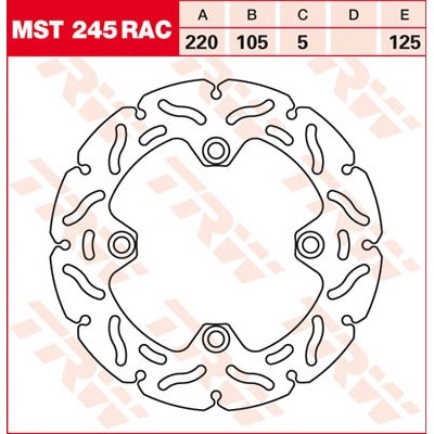 Discos de freno RAC TRW MST245RAC