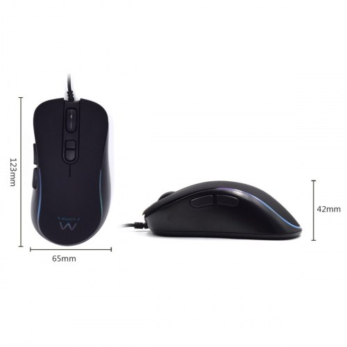 Ewent PL3302 Raton Gaming USB tipo A optico 3600 DPI