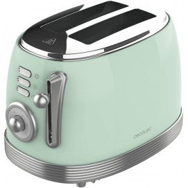 Tostador Cecotec TOAST&TASTE 800, 03209, Vintage, verde