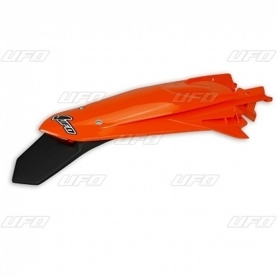 Guardabarros trasero UFO + portamatrículas con LED naranja KTM EXC/EXC-F KT04097#127