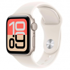 Apple Watch SE 3 GPS 40mm Aluminio Blanco Estrella con correa Blanco Estrella M/L (MEH54QL/A)