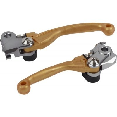 Juego de manetas articuladas POLISPORT Pivot oro - Honda 8487200010