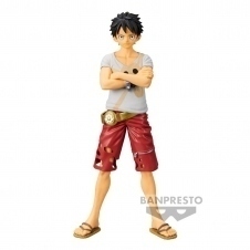 Figura banpresto one piece dxf the grandline men film red monkey d. luffy vol. 6