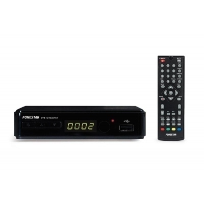 RECEPTOR DVB-T2 HD FONESTAR RDT-758HD - PVR CON TIME SHIFT - USB - EPG - HDMI - EUROCONECTOR - NEGRO
