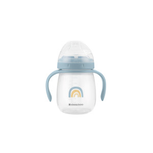 Taza con boquilla de silicona 240ml Stripy Friends