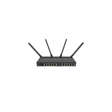 Mikrotik RB4011iGS+5HacQ2HnD-IN router inalámbrico Gigabit Ethernet Doble banda (2,4 GHz / 5 GHz) Negro