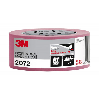 3M Cinta de Enmascarar - 48mm x 50m - Color Rosa