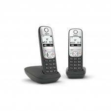 Gigaset A690 Duo Teléfono analógico Identificador de llamadas Negro, Plata
