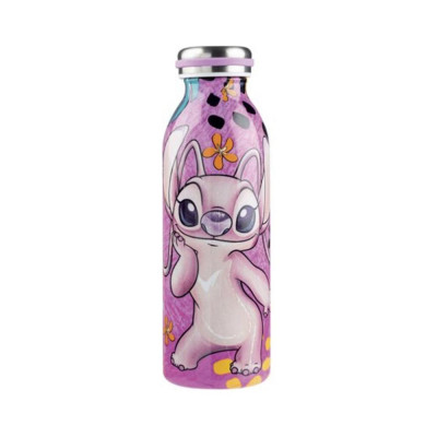 Botella de agua enesco angel rosa 500 ml