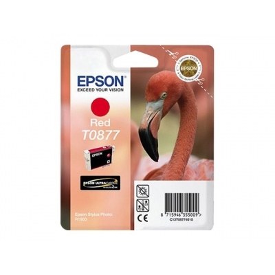 Epson T0877 Rojo Cartucho de Tinta Original - C13T08774010