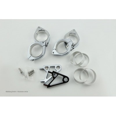 HIGHSIDER Lamp Holder Set XS for 38-41 mm Ø, chrome 220-817405