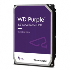 Disco Duro Interno Western Digital Purple 4TB 3.5 5400RPM SATA lll 5400RPM Caché 256Mbs 1-8 Bahías para Videovigilancia