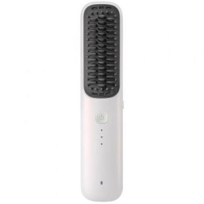Cepillo Alisador para el Pelo Xiaomi Cordless Hair Straightener Brush/ Blanco