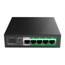 Switch STONET 5xRJ45 GbE 1xSFP PoE Negro (P106GC)