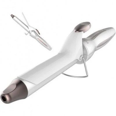 Rizador para el pelo Cecotec Bamba SurfCare Curly/ Blanco