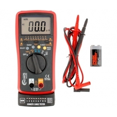Tester Redes y Multimetro Comprobador USB A/B