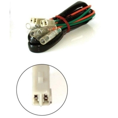 Cables conexión intermitentes Honda/Kawasaki tipo origen Largo: 350 mm A19-10020