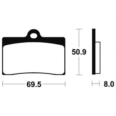 TECNIUM Sintered Metal Brake Pads - MTR66 MTR66