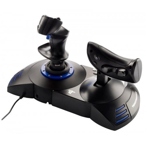Thrustmaster T.Flight Hotas 4 Palanca de mando PC,PlayStation 4 Digital USB 2.0 Negro, Azul