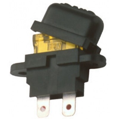 Portafusible Lamina Protegido terminales 4,8mm 16A