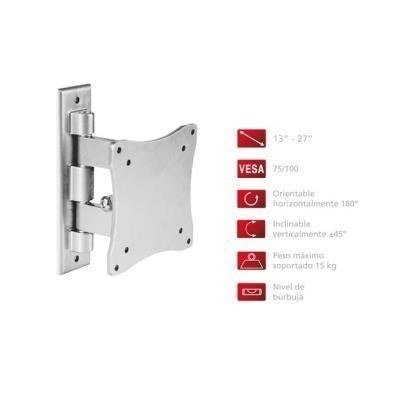 Soporte TV Orientable VESA 75/100 PLATA