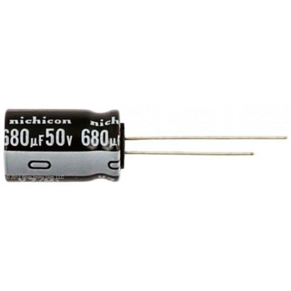 680uF 50Vdc 105ºC Condensador Electrolitico 12x25mm Radial