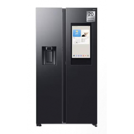 Frigorífico americano Side by Side Samsung Family Hub Bespoke AI RS90F66BEFEF, 178.4 x 91.2 x 72.6 cm, No Frost, clase E, 352 kWh año, 34dB,...