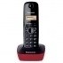Teléfono Inalámbrico Panasonic Kx-Tg1611/ Negro Y Rojo