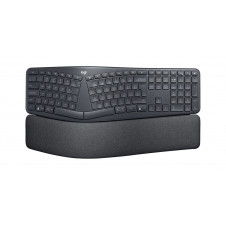 Logitech ERGO K860 teclado Oficina Bluetooth QWERTY Internacional de EE.UU. Grafito