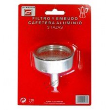 EMBUDO+FILTRO CAFETERA ALUM.3T TECNHOGAR 01476