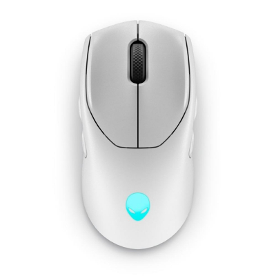 Raton inalambrico gaming dell alienware tri - mode aw720m luz lunar