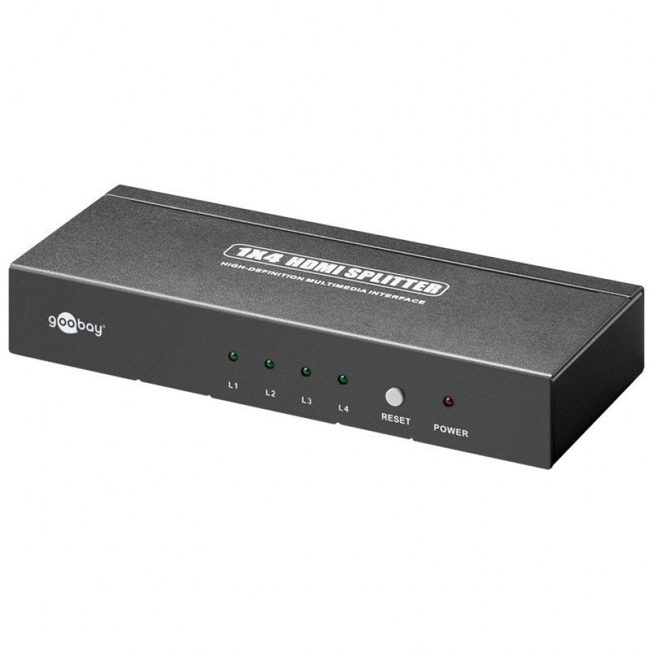Distribuidor Splitter HDMI de 4 salidas 4K